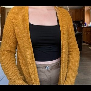 Gold cardigan